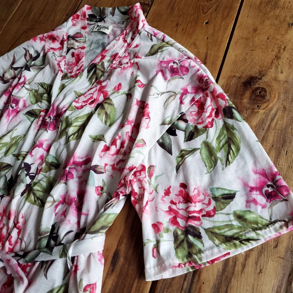 Show Me Your MuMu Women's Brie Floral Lightweight Robe